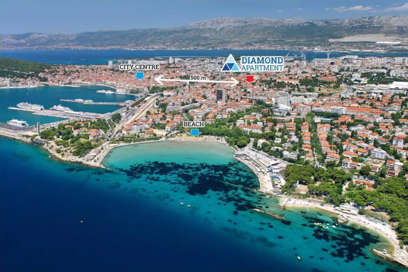 Diamond - 500 M From The Centar Apartment Split